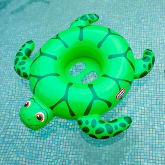 PoolCandy Little Tikes Timmy The Turtle Inflatable Pool Float Ultra Durable Fun In The Sun For Hours Great For Pools, Lakes, And More image {2}