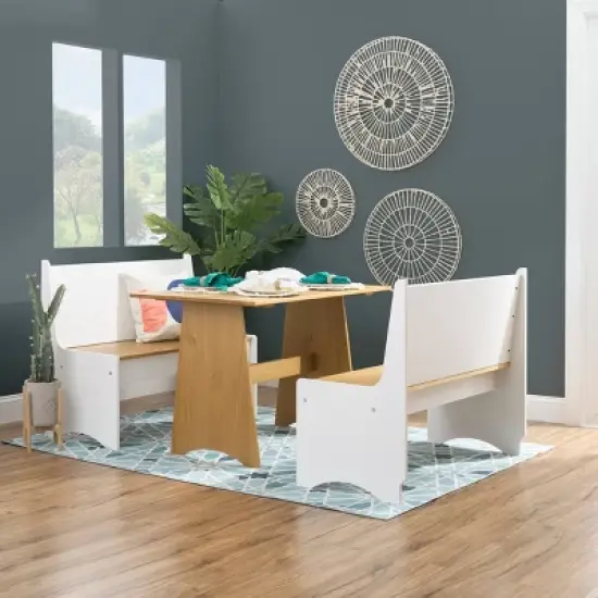 Large Merrill Back Rest Bench - Linon image {13}