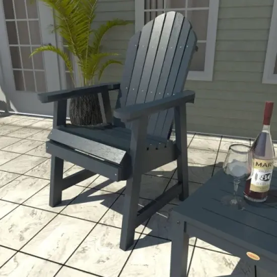 Hamilton 3pc Outdoor Set with Deck Chairs & Adirondack Side Table - highwood image {2}