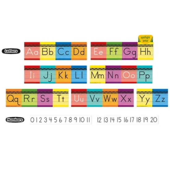 Eureka&reg; Crayola&reg; Alphabet Mini Bulletin Board Set image {4}