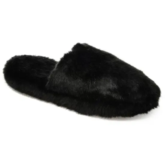 Journee Collection Womens Cozey Comfort Insole Slip On Mules Round Toe Slippers image {9}