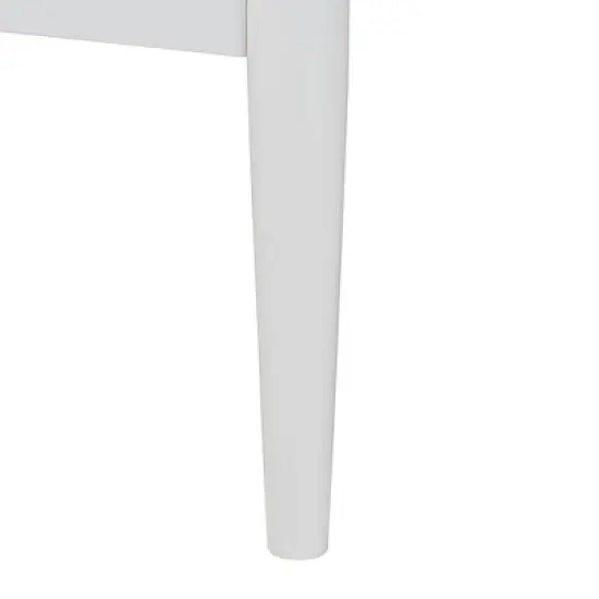 Baxton Studio Queen 3pc Louetta Carved Contrasting Bedroom Set White/Natural Brown image {9}