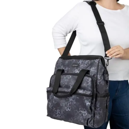 JuJuBe Dr Mom Multi-Carry Backpack Deluxe Diaper Bag - Floral Print image {8}