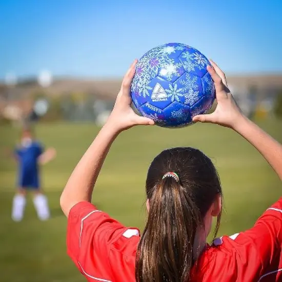 Vizari Frost 2 Graphics Kids Soccer Ball for Girls and Boys image {4}