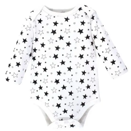 Hudson Baby Cotton Long-Sleeve Bodysuits 7pk, Moon And Back image {4}
