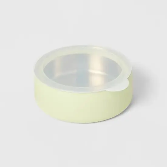 Lidded Stainless Steel Cat and Dog Bowl - 4 Cups - Sage Green - Boots & Barkley&trade; image {1}