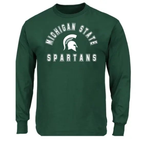 NCAA Michigan State Spartans Men's Big and Tall Long Sleeve T-Shirt
 image {3}