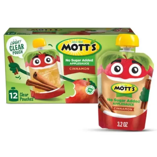 Mott's Unsweetened Pouches - 38.4oz/12ct image {16}