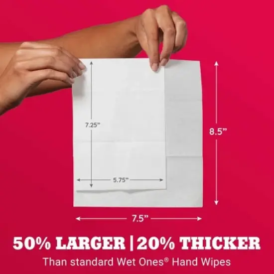 Wet Ones Big & Strong Hand Wipes - 28ct image {2}