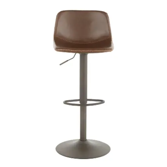 Set of 2 31.25" Duke Industrial Adjustable Height Barstools - LumiSource image {5}