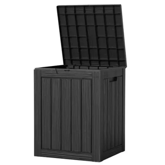 Chic Crate - 18.11'' W 28 Gallons Water Resistant Resin Lockable Deck Box image {1}