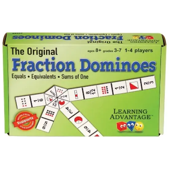 Learning Advantage The Original Fraction Dominoes, 2 Sets image {2}