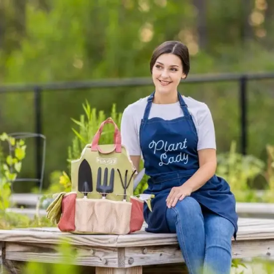 Gardening Tools Set of 10 Pieces - Complete Garden Tool Kit Comes with Bag, Gloves, Garden Tool Set with Spray Bottle Indoors & Outdoors &ndash; Play22Usa image {2}