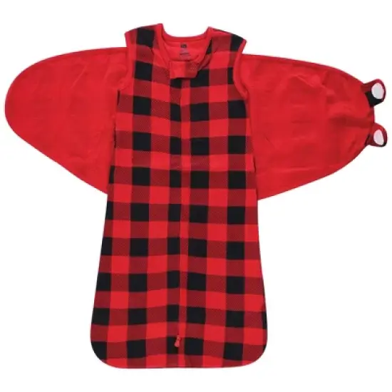 Hudson Baby Convertible Swaddle Sleep Sack, Buffalo Plaid image {2}