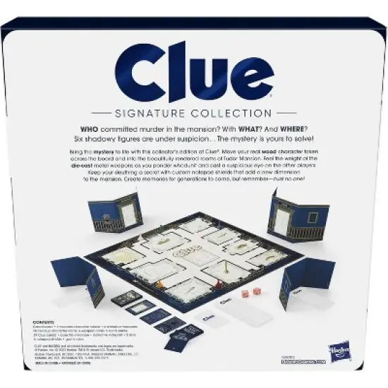 Hasbro Gaming Clue Board Game Signature Collection image {3}
