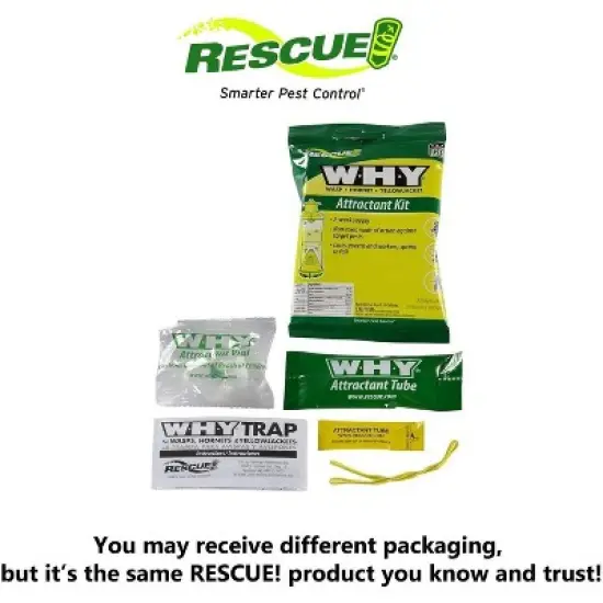 RESCUE! Non-Toxic Wasp, Hornet, Yellowjacket Trap (WHY Trap) Attractant Refill - 2 Week Refill image {4}