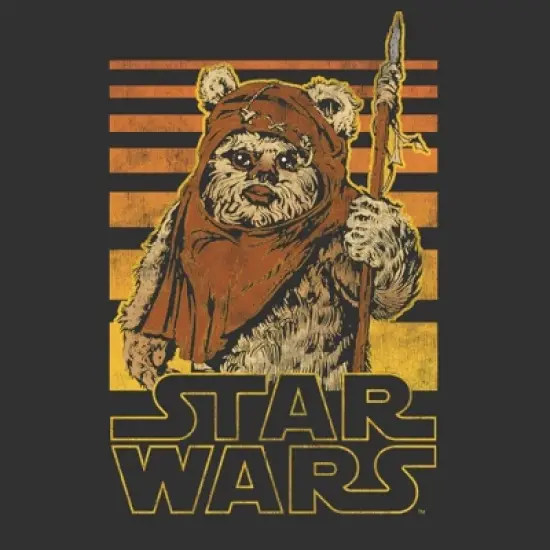 Men's Star Wars Wicket Ewok Stripes T-Shirt image {1}