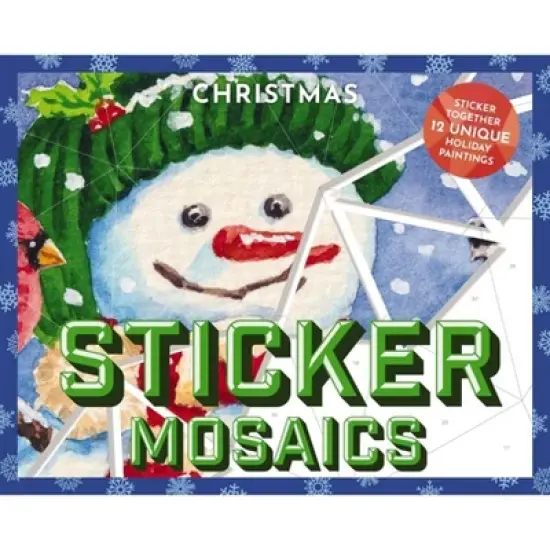Sticker Mosaics: Christmas - by  Thomas Nelson (Paperback) image {1}