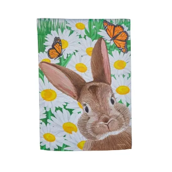 Hello Bunny Suede House Flag image {1}