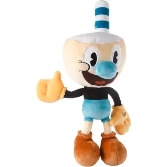 Mighty Mojo Cuphead & Mugman Bundle - 15-Inch Super Soft & Huggable Stuffed Doll image {2}