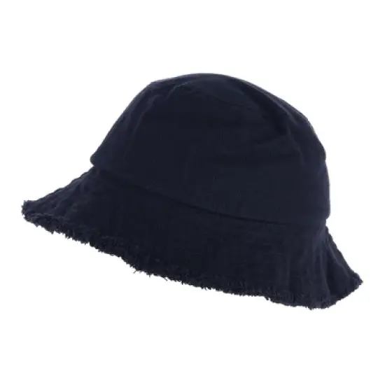 David & Young Women's Distressed Bucket Hat with Frayed Edges image {1}