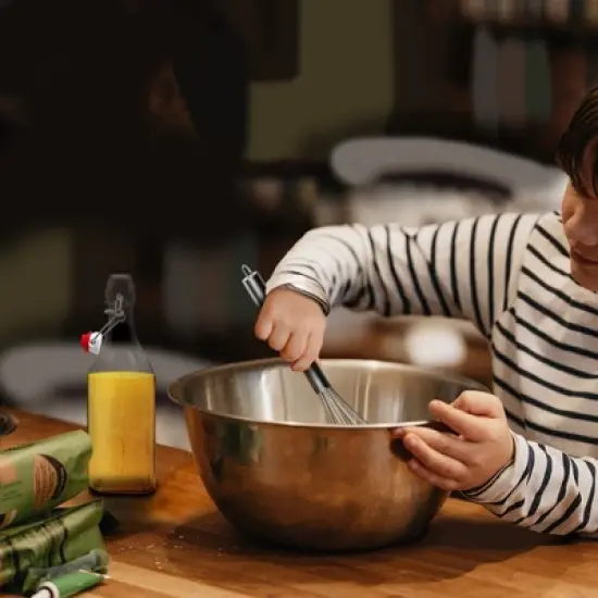 Nevlers Glass Swing Drinking Bottles - Airtight Seals 8.5oz (12pk) image {7}