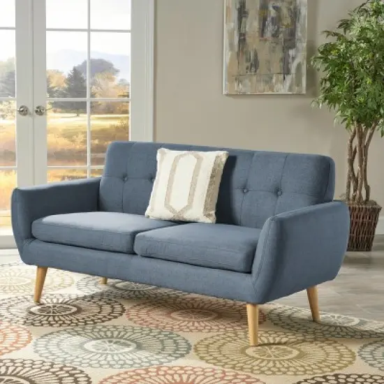 Josephine Mid-Century Modern Petite Sofa - Christopher Knight Home image {1}
