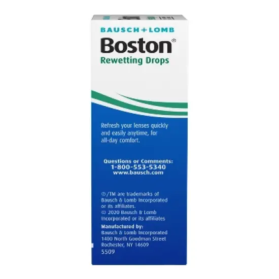 Bausch & Lomb Boston Rewetting Drops 10 mL image {3}