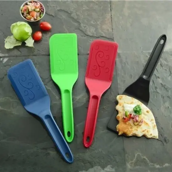 Norpro Heat-Resistant Rigid Nylon Spatula Turner - Pot & Pan Scraper image {1}