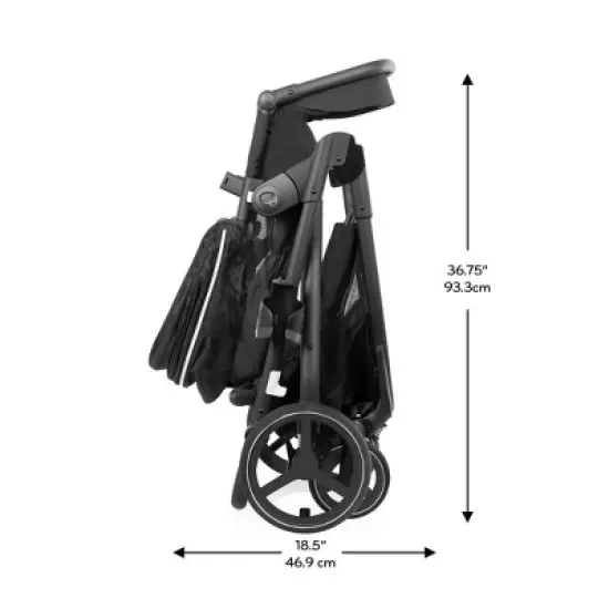 Evenflo Shyft Intuiti+ Modular Stroller - Dubhan Black image {23}