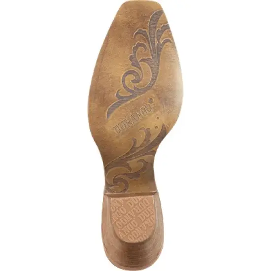 Women's Durango Flag Accessory Western Boot, DRD0208. Brown image {1}