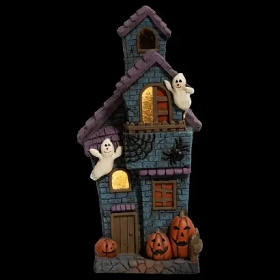 Northlight LED Lighted Haunted House with Ghosts Halloween Decoration - 22.75" image {2}
