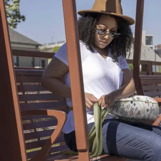 Boppy Anywhere Support Nursing Pillow - Sage Floral image {5}