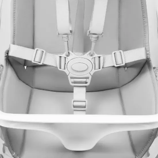 Munchkin Cloud Baby High Chair with 360&deg; Swivel - Clear image {5}