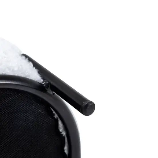 32" Modern Decorative Bench with Metal Base - WOVENBYRD image {11}