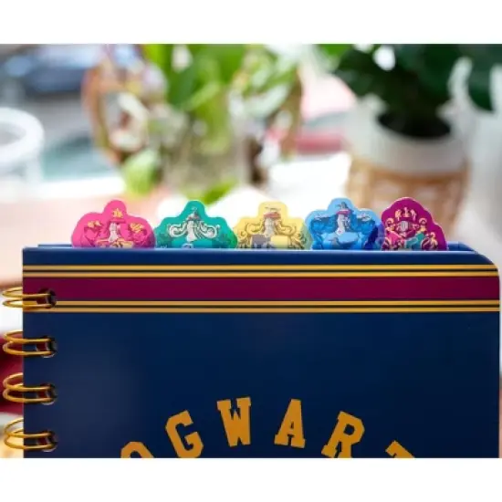 Silver Buffalo Harry Potter Hogwarts 5-Tab Spiral Notebook With 75 Sheets image {4}