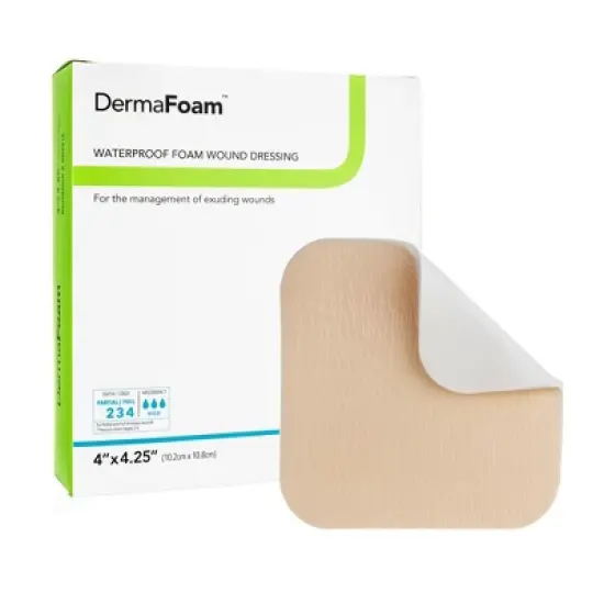 DermaFoam Non-Adhesive Foam Dressing No Border Sterile image {3}