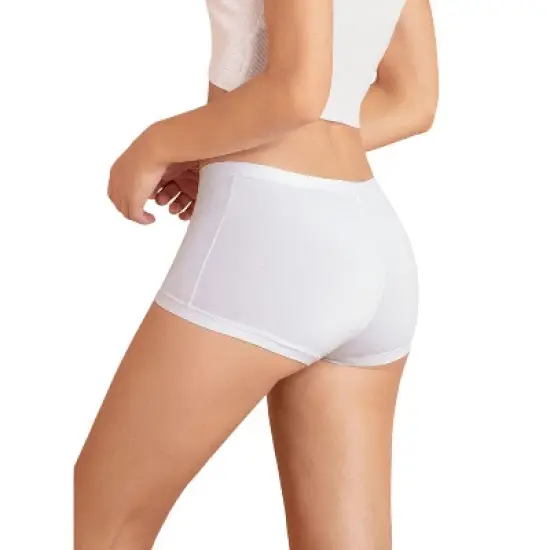 Leonisa  Simply Comfortable 3-Pack Stretch Cotton Boyshort Panties - image {1}