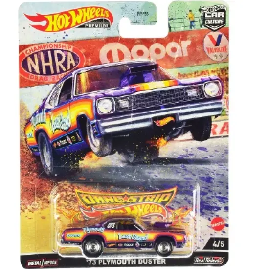 "Drag Strip" 5 piece Set "Car Culture" Series Diecast Model Cars by Hot Wheels image {4}