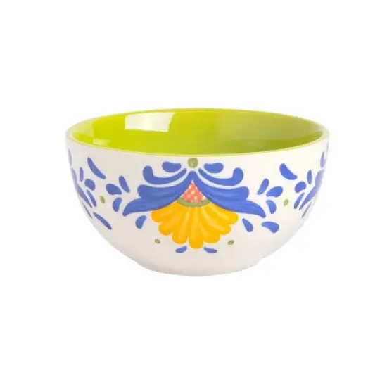 Laurie Gates Tierra 4 Piece 6 Inch Stoneware Cereal Bowl Set in Assorted Designs image {6}