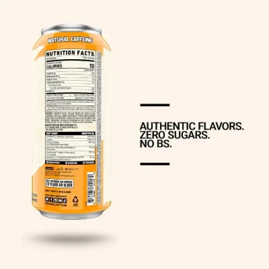 Ghost Energy Orange Cream Energy Drink - 16 fl oz Can image {2}