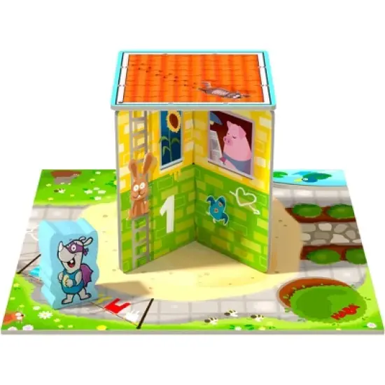 HABA My Very First Games Rhino Hero Junior Cooperative Stacking & Matching Game image {4}