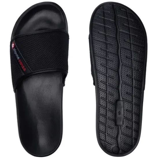 Alpine Swiss Mens Athletic Comfort Slide Sandals image {3}