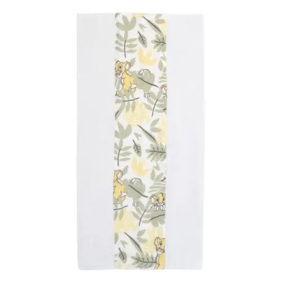 Disney Lion King Simba 100% Cotton Muslin Burp Cloths - 2pk image {1}