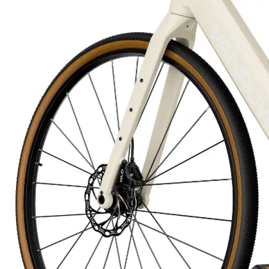 Vanpowers Adult UrbanCross Pro 2.25' Step-Over Electric Bike - Yellow S image {6}