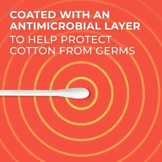 Q-Tips Antimicrobial Cotton Swabs - 300ct image {3}