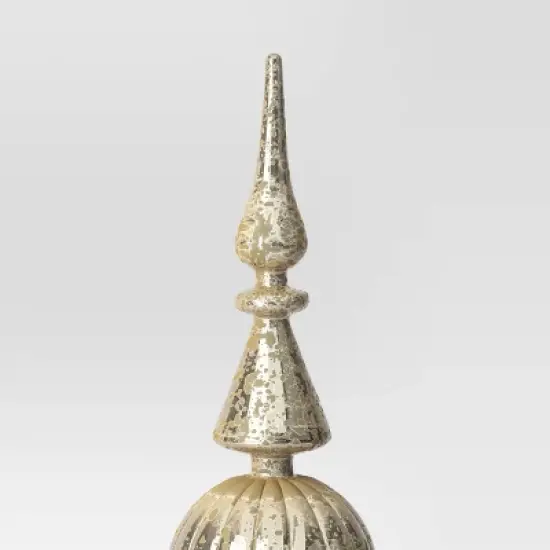 Christmas Lit Plastic Finial Tree Topper - Wondershop&trade; image {3}