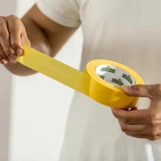 FrogTape 1.41"x 60yd 4pk Delicate Surface Painting Tape Yellow image {12}