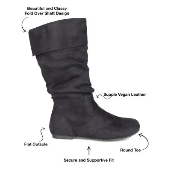 Journee Collection Wide Calf Women's Shelley-3 Boot image {7}