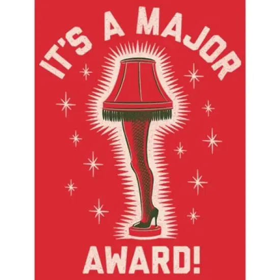 Men's A Christmas Story It&rsquo;s a Major Award Leg Lamp T-Shirt image {1}